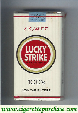 Lucky Strike Filter 100s Low Tar Filters cigarettes soft box